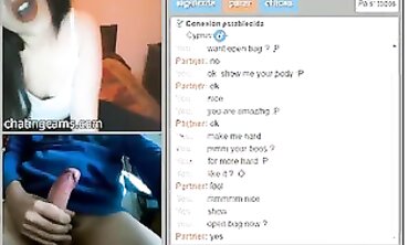 Busty Brunette Teen Flashes Big Tits On Webcam Chat
