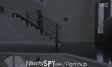 NannySpy - Surprised By Boss While Spying On Babysitter