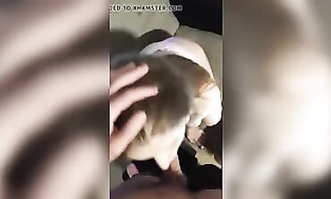 Blonde Amateur Gives a Cumshot Blowjob