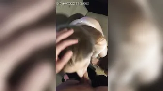 Blonde Amateur Gives a Cumshot Blowjob