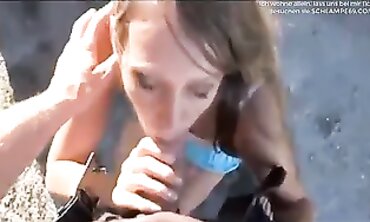 POV Outdoor Hardcore Anal Sex With Blonde