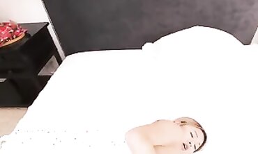 VR PLOWERS Tiny japanese Blondie Is Bellowing For Climax