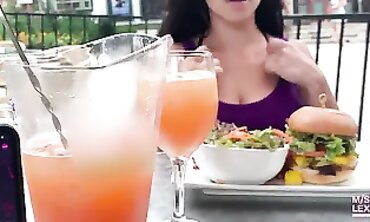 POV: MissLexa Gets Caught Twerking and Using a Vibrator at the Restaurant