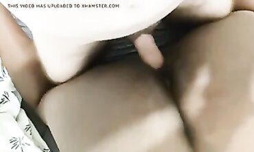 POV Doggystyle Creampie With My Ebony Wife