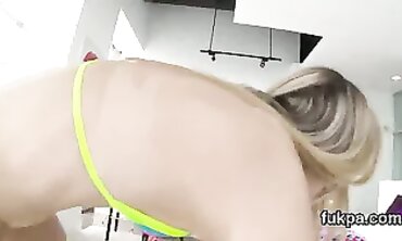 Big Butt Idols - Busty Blonde Gets Ass-Fucked in Creampie