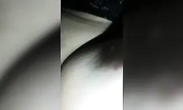 POV Brunette Wife Takes Deep Anal From Behind