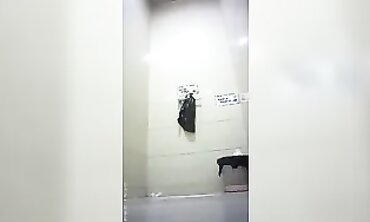 Asian Spy in the Bathroom