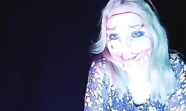 Halloween Party Girl Next Door - Sexy Redhead Teen Gets Naughty With A Stranger