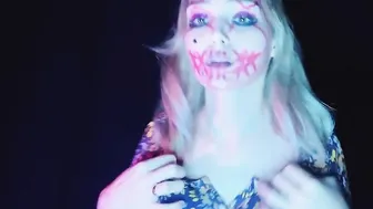 Halloween Party Girl Next Door - Sexy Redhead Teen Gets Naughty With A Stranger