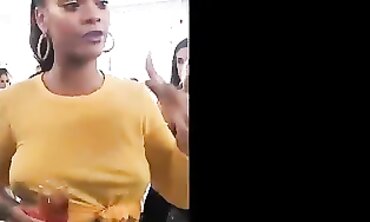 Rihanna Shows Off Her Massive Natural Boobs