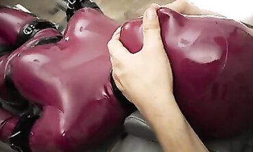 Hispanic Ultra-Cutie in Vinyl Fetish Erotica