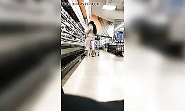 Petite African MILF Shows Off Big Ass From Behind
