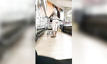 Petite African MILF Shows Off Big Ass From Behind