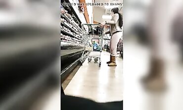 Petite African MILF Shows Off Big Ass From Behind