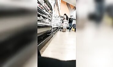 Petite African MILF Shows Off Big Ass From Behind