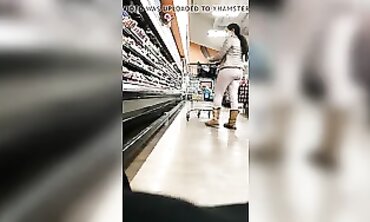 Petite African MILF Shows Off Big Ass From Behind