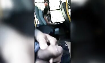 Hot Blonde Teen Masturbates on Bus - Sexual Exploration of Solo Female
