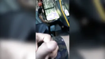 Hot Blonde Teen Masturbates on Bus - Sexual Exploration of Solo Female