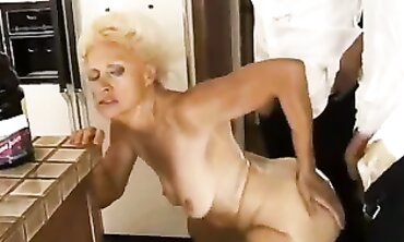 Kathy Jones: Grandmother's Bondage & DP Threesome Adventure