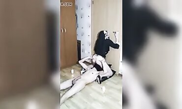Russian Nun Gives Slave a Face Sitting Session