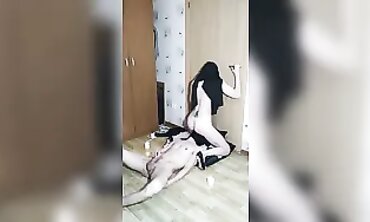 Russian Nun Gives Slave a Face Sitting Session