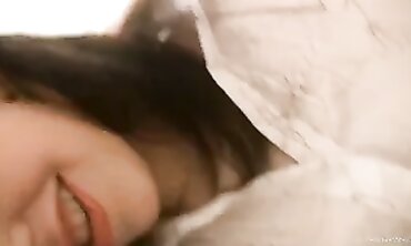 Amateur Teen Babe with Stocking Fetish Gives Blowjob to Camerman - POV