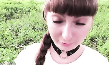 College Girl's Outdoor Orgy - Group-Sex Party With Facial