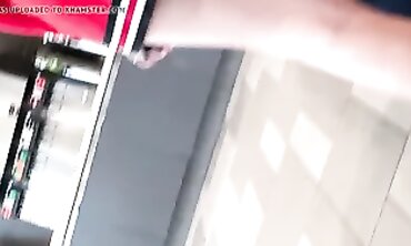 Candid Upskirt: Blonde Junior Cheerleader Caught on Hidden Cam