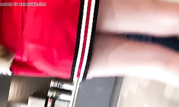 Candid Upskirt: Blonde Junior Cheerleader Caught on Hidden Cam