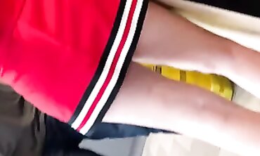 Candid Upskirt: Blonde Junior Cheerleader Caught on Hidden Cam