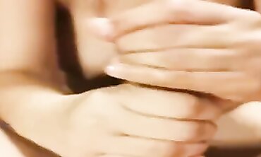 POV Blonde Amateur with Big Tits Gets a Handjob and Cumplay