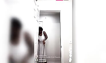 She Brushes Her Hair While I Stroke My Cock Part 1