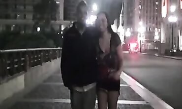 Married Latina Shows Off Big Tits on Sao Paulo Streets