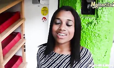 Luisa Chocolate's First Amateur Latina Hardcore Experience