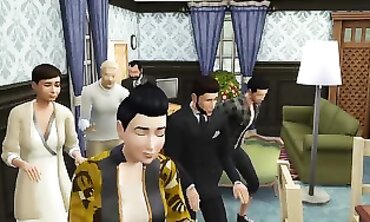 The Sims 4 WickedWhims: Chaos Soiree FFFM Gangbang