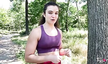 Fitness Angel Lauren Walker Gets Rough Anal and Blowjob
