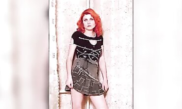 Crimson Lisa: Russian Redhead in Lingerie
