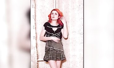 Crimson Lisa: Russian Redhead in Lingerie