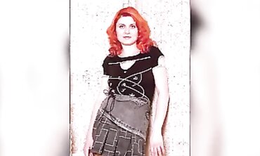 Crimson Lisa: Russian Redhead in Lingerie