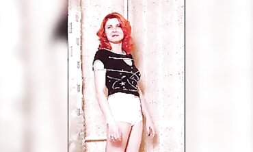 Crimson Lisa: Russian Redhead in Lingerie