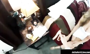 MILF Cougar Julia Anne Fucked From Behind By barely legal Stud