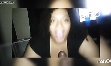 POV Blowjob From A Busty Black BBW Goddess