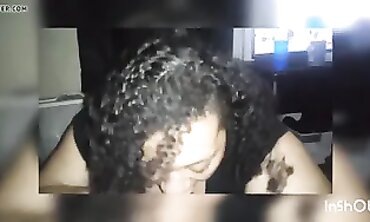 POV Blowjob From A Busty Black BBW Goddess