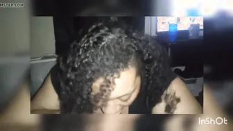 POV Blowjob From A Busty Black BBW Goddess