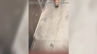 Black African Ass in Pants Gets Nutted