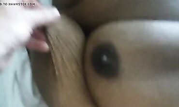 African Granny With Huge Boobs Gets A Massage
