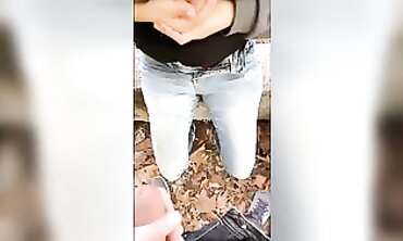 Italian Amateur Pornstar Fucks Stranger in Public Park