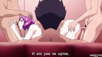 Uncensored Anime Gangbang with a barely legal Goddess