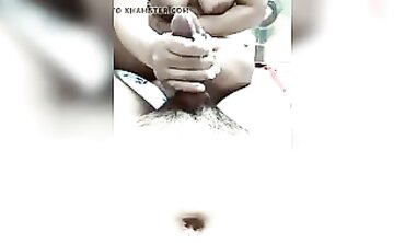 Handjob Heaven - Hot MILF Hand Job with Big Load of Sperm