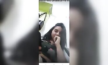 Tanned Amateur Babe Teases and Smokes on Periscope